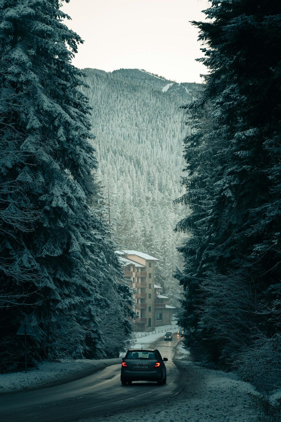 Mountain hotel architecture